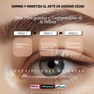 In-person classes, design, waxing, and eyebrow tinting